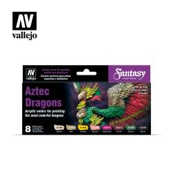 Aztec Dragons Game Color Paint Set