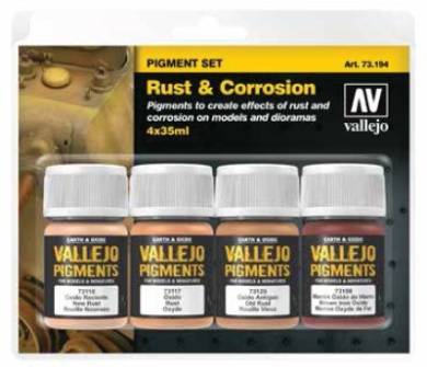 Pigment Set - Rust & Corrosion