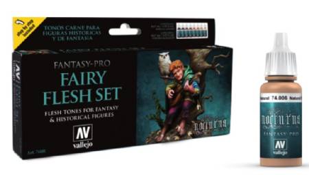 Fairy Flesh Tones Nocturna Fantasy-Pro Paint Set Model Air Paint Set (8 Colors)