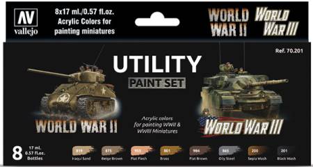 Utility WWII & WWIII Paint Set