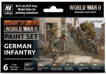 WWII Paint Set - German Infantry