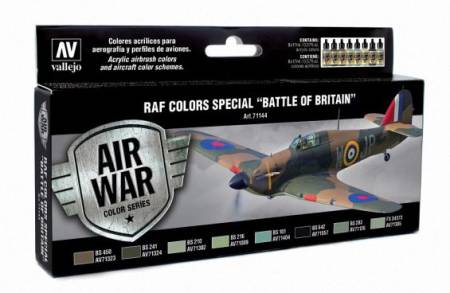 RAF Colors Special Battle of Britain Model Air Paint Set (8 Colors)