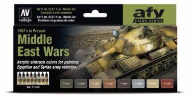 Middle East Wars 1967s to Present Model Air Paint Set (8 Colors)