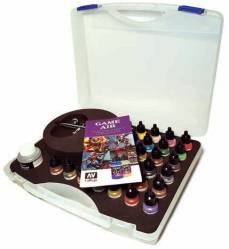 Basic Game Air Paint Set in Plastic Storage Case