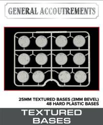 General Accoutrements: 25mm Textured Bases