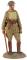 WWI British Infantry 1916-17 Officer Standing with Walking Stick