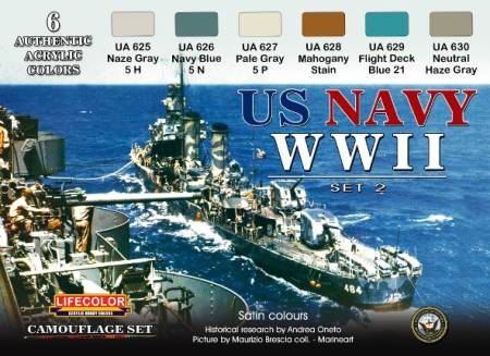 U.S. Navy WWII Set 2 Acrylic Paint Set 