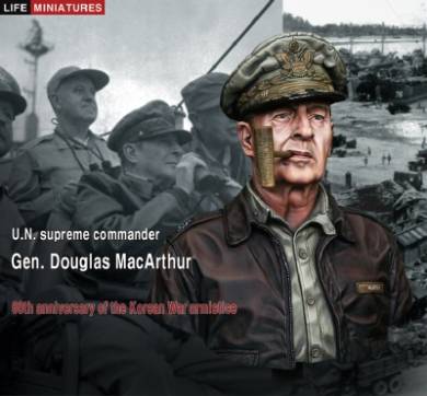 60th anniversary of the Korean War armistice U.N. supreme commander Gen. Douglas MacArthur