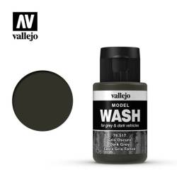 Vallejo Model Wash: Dark Grey Wash 35ml Bottle