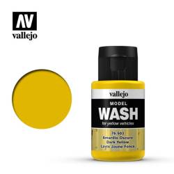 Vallejo Model Wash: Dark Yellow Wash 35ml Bottle