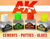 AK Interactive Cements-Putties-Glues