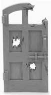Damaged Wooden Door