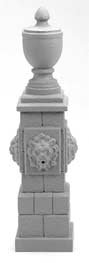 Lion-Head Fountain Pillar