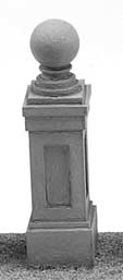Pedestals with Ball Finials