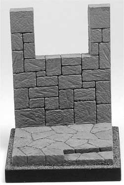 Medieval Battlement Figure Base
