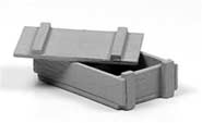 Open US Ammo Pattern Crates with Tops