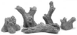 Small Tree Stump Set #3