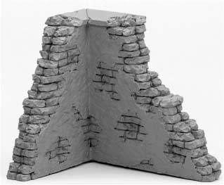 Ruined Wall Corner Section