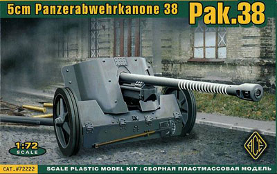 German 5cm Panzerabwehrkanone Pak 38 Gun