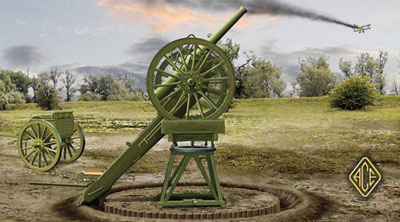 Russian Anti Aircraft Gun Limber on Ivanovs AA Gun Mount