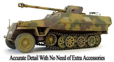 SdKfz 251/1 1/22 Ausf. D Pakwagen Self-Propelled Howitzer with Infantry