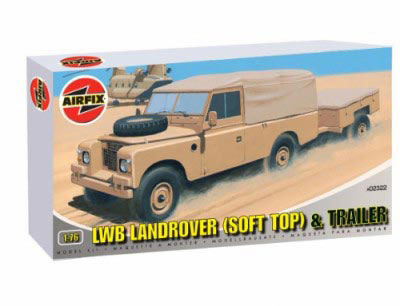 LWB Landrover (Soft Top) & Trailer
