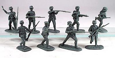 WWI German Infantry in Stahlhelm Helmets