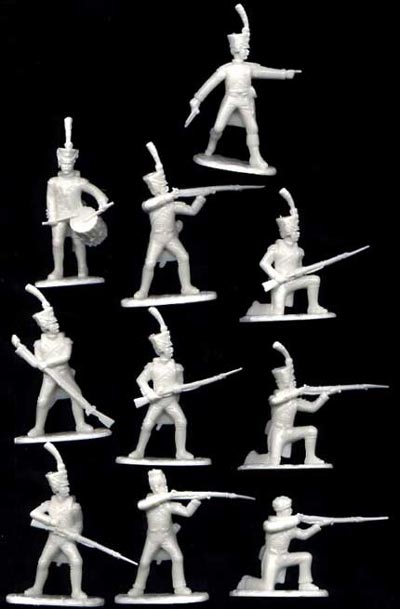 Napoleonic Wars 32nd Line Infantry, French Voltigeurs 1806