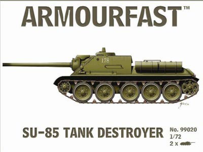 WWII Russian SU-85 Tank Destroyer