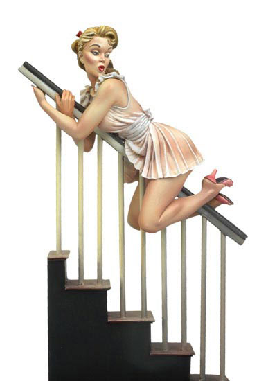 Andrea Pin-Up Series: Mind the Banister
