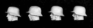 German Heads with Helmets #2 