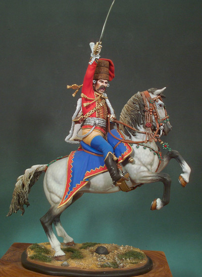 Prussian Hussar Officer, 2nd Regiment 1762