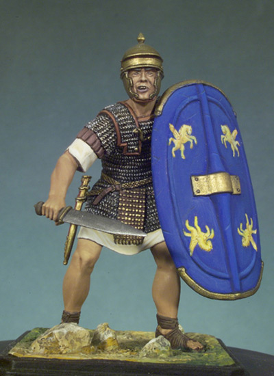 3rd century BC The Roman Tribune Miniature 75-10 Tin Soldiers 75mm 