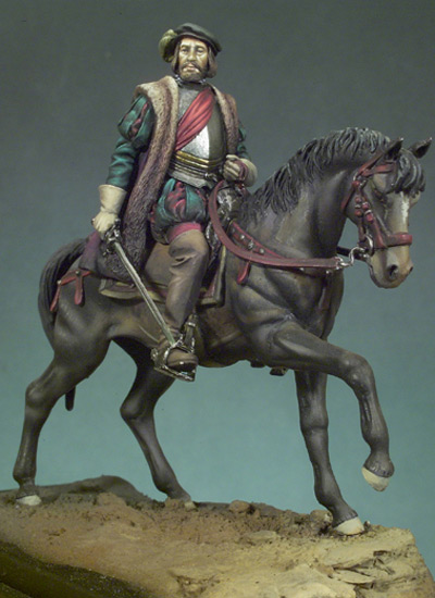 Cortes on Horseback