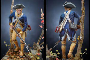 Revolutionary War Infantryman 1780 