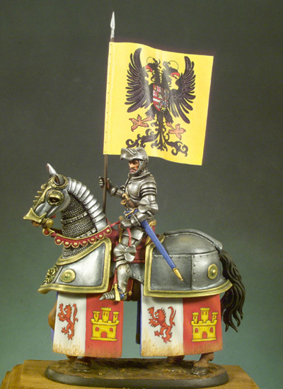 Mounted Knight in Armor