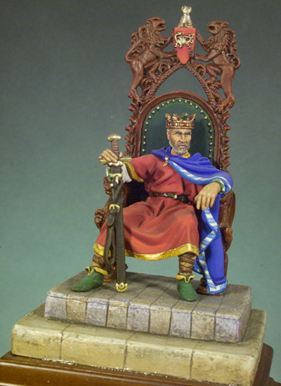 King Arthur on Throne