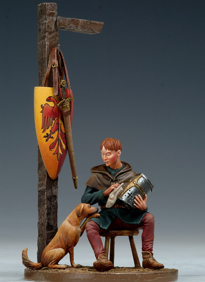 Medieval Squire & Dog