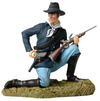 Custers Last Stand- Kneeling US Cavalryman Loading Carbine