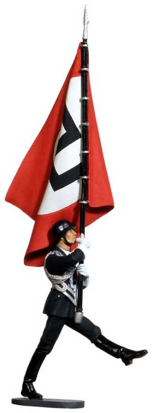 The Leibstandarte SS 1938: Flag Bearer Marching