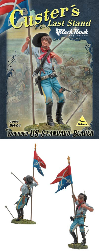 Custers Last Stand- Wounded US Standard Bearer