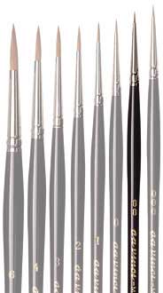 Series 36 - Size 2/0 Kolinsky Sable Brush