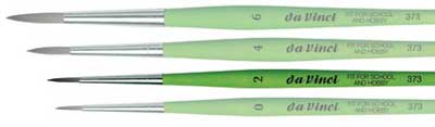 DA Vinci Series 373 - Size 2 Round Synthetic Brush