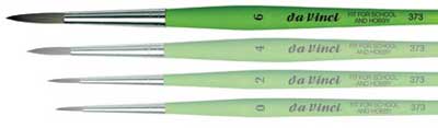 DA Vinci Series 373 - Size 6 Round Synthetic Brush