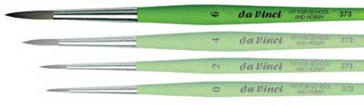 DA Vinci Series 373 - Size 6 Round Synthetic Brush