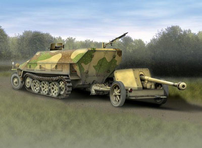 SdKfz 251/1 Ausf. D + 7.5cm PaK 40