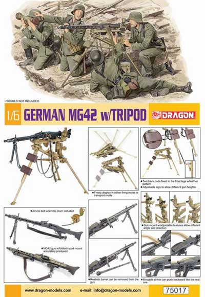 MG42 Gun with Tripod Mount