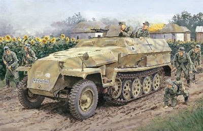 SdKfz 251 Ausf. C Half-Track with Bonus Parts