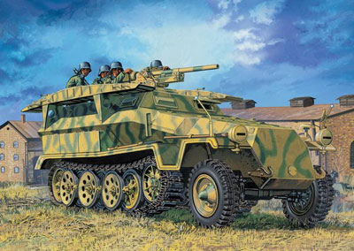 SdKfz 251 Ausf. C Tracked Military Vehicle