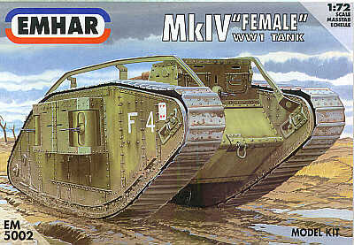 WWI Mk. IV Female British Tank